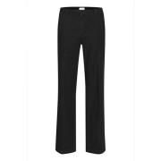 Zwarte Was Loszittende Broek My Essential Wardrobe , Black , Dames