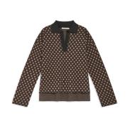 Lucky Pois Jacquard Sweater Maliparmi , Gray , Dames