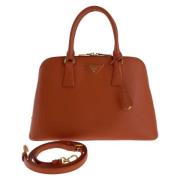 Pre-owned Leather prada-bags Prada Vintage , Orange , Dames