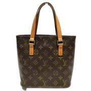 Pre-owned Fabric handbags Louis Vuitton Vintage , Brown , Dames