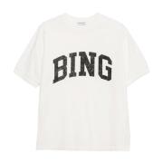 Jaylin T-shirt Anine Bing , White , Dames