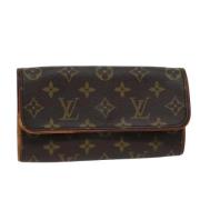 Pre-owned Canvas louis-vuitton-bags Louis Vuitton Vintage , Brown , Da...