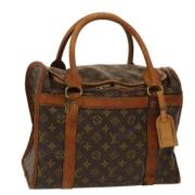 Pre-owned Canvas handbags Louis Vuitton Vintage , Brown , Dames