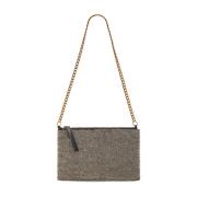 Cirkels Kralen TAS MET Schouderband Maliparmi , Gray , Dames