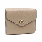 Pre-owned Fabric wallets Louis Vuitton Vintage , Beige , Dames