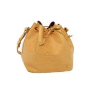 Pre-owned Leather louis-vuitton-bags Louis Vuitton Vintage , Yellow , ...