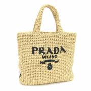 Pre-owned Fabric prada-bags Prada Vintage , Beige , Dames