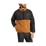 Bi-materiaal jas met imitatiebont Penfield , Brown , Heren