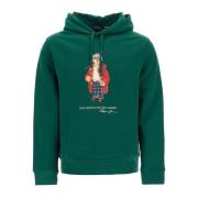 Beer Print Hoodie Sweatshirt Polo Ralph Lauren , Green , Heren