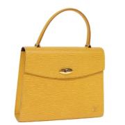 Pre-owned Leather louis-vuitton-bags Louis Vuitton Vintage , Yellow , ...