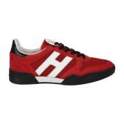 Rode Sneakers Ss23 Stijlvol Model Hogan , Red , Heren