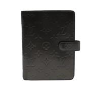 Pre-owned Canvas wallets Louis Vuitton Vintage , Black , Dames