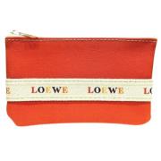 Pre-owned Canvas clutches Loewe Pre-owned , Orange , Dames