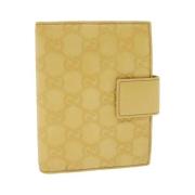 Pre-owned Canvas home-office Gucci Vintage , Yellow , Dames