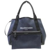 Pre-owned Canvas balenciaga-bags Balenciaga Vintage , Blue , Dames