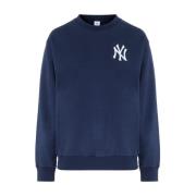 Serif Crewneck Sweatshirt Sporty & Rich , Blue , Dames