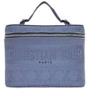 Pre-owned Canvas dior-bags Dior Vintage , Blue , Dames