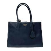 Pre-owned Leather prada-bags Prada Vintage , Blue , Dames