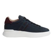 Blauwe Sneakers Italiaans Model Aw24 Hogan , Blue , Heren