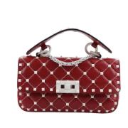 Pre-owned Leather handbags Valentino Vintage , Red , Dames