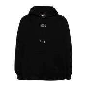 Bling Logo Hoodie Zwart Gcds , Black , Heren