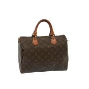 Pre-owned Canvas louis-vuitton-bags Louis Vuitton Vintage , Brown , Da...