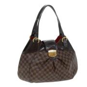 Pre-owned Canvas louis-vuitton-bags Louis Vuitton Vintage , Brown , Da...