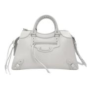 Pre-owned Leather balenciaga-bags Balenciaga Vintage , White , Dames