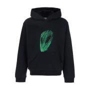 Zwarte Alien Head Hoodie Sweaters Coperni , Black , Heren