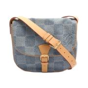 Pre-owned Leather louis-vuitton-bags Louis Vuitton Vintage , Blue , Da...