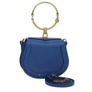 Pre-owned Leather handbags Chloé Pre-owned , Blue , Dames