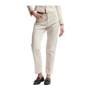 Beige Straight Trousers Women's Clothing Kocca , Beige , Dames