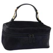 Pre-owned Suede gucci-bags Gucci Vintage , Blue , Dames