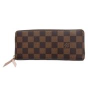 Pre-owned Canvas wallets Louis Vuitton Vintage , Brown , Dames