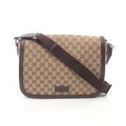 Pre-owned Leather gucci-bags Gucci Vintage , Beige , Dames