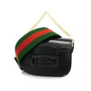 Pre-owned Leather gucci-bags Gucci Vintage , Black , Dames