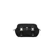 Messenger tas met verstelbare crossbody-band Ami Paris , Black , Heren