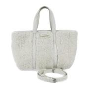 Pre-owned Wool balenciaga-bags Balenciaga Vintage , White , Dames