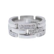 Pre-owned White Gold rings Cartier Vintage , Gray , Dames