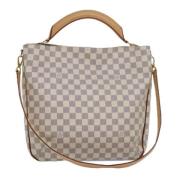 Pre-owned Canvas louis-vuitton-bags Louis Vuitton Vintage , White , Da...