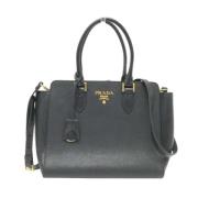 Pre-owned Leather prada-bags Prada Vintage , Black , Dames