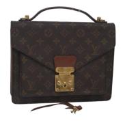 Pre-owned Canvas louis-vuitton-bags Louis Vuitton Vintage , Brown , Da...