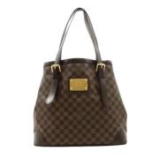 Pre-owned Canvas louis-vuitton-bags Louis Vuitton Vintage , Brown , Da...