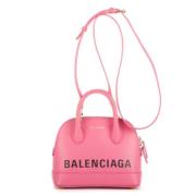 Pre-owned Leather handbags Balenciaga Vintage , Pink , Dames