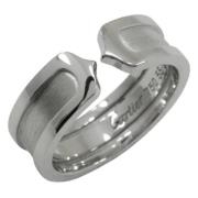 Pre-owned Metal rings Cartier Vintage , Gray , Dames