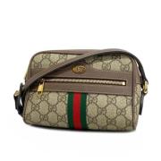 Pre-owned Canvas gucci-bags Gucci Vintage , Brown , Dames