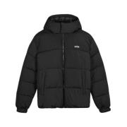 Zwarte Nylon Puffer Jas Arte Antwerp , Black , Heren