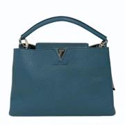 Pre-owned Leather louis-vuitton-bags Louis Vuitton Vintage , Blue , Da...