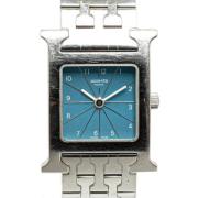 Pre-owned Metal watches Hermès Vintage , Blue , Dames