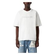 Korte mouwen ronde hals T-shirt 1989 Studio , White , Heren